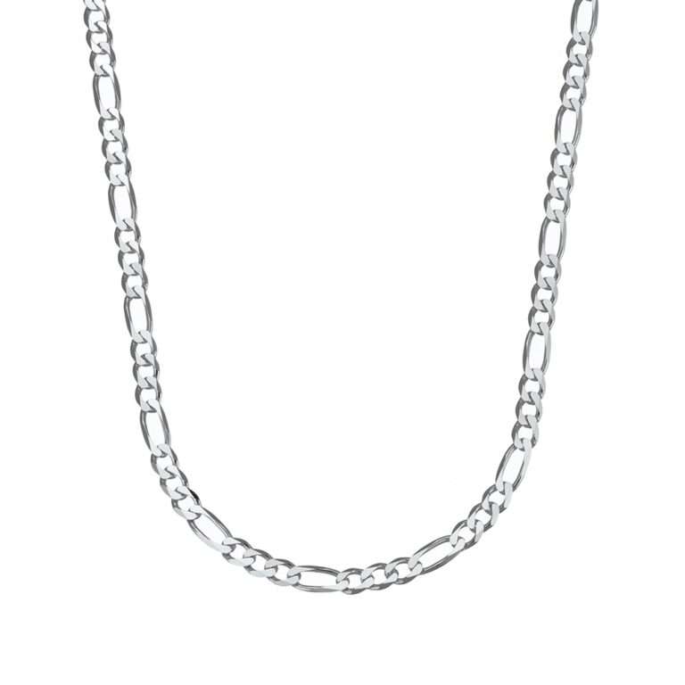 Sterling silver figaro chain 42+5CM - Most Trendy Affordable Jewelry In ...