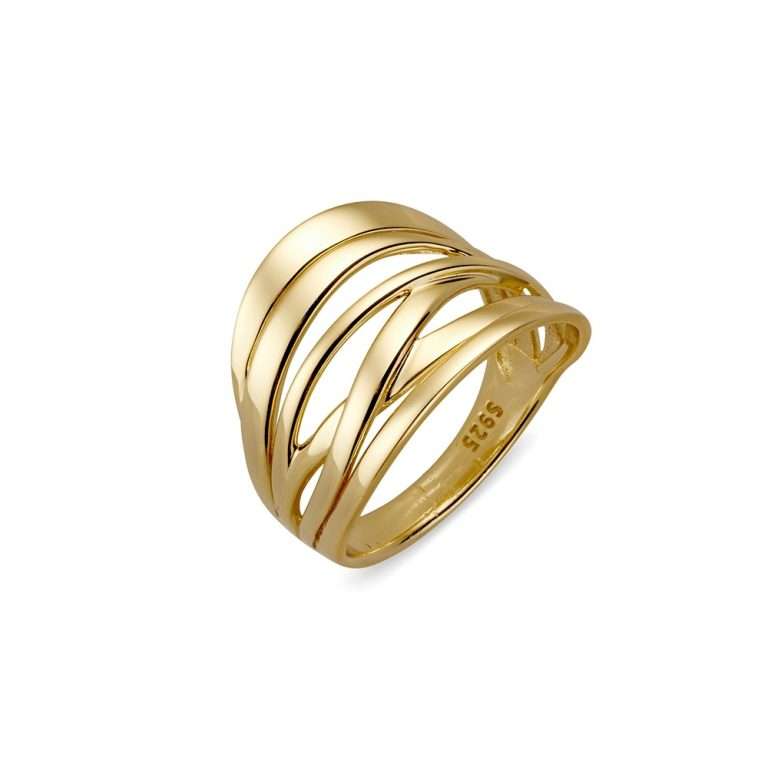 Sterling silver lines ring - Most Trendy Affordable Jewelry In Melbourne
